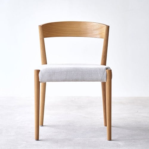 丹麥Tolv 一字靠背單椅 (布面/混麻灰)