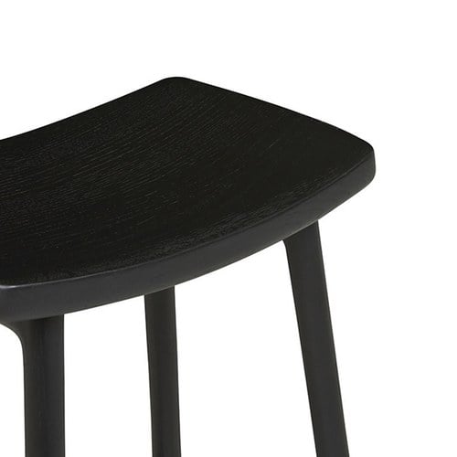 丹麥Tolv Odd 微波浪吧台椅 (黑)
