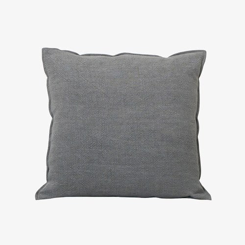 丹麥Tolv 棉麻抱枕 (60x60、鐵灰)