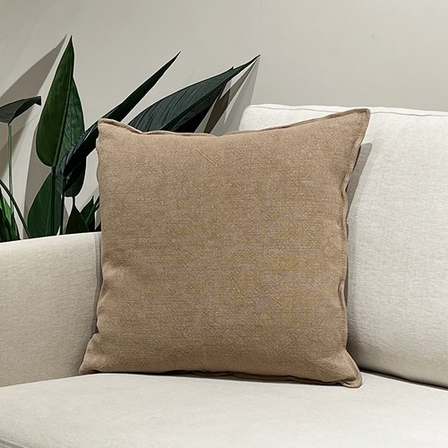 丹麥Tolv 棉麻抱枕 (50x50、摩卡)