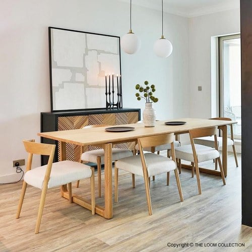 丹麥Tolv Hover設計師輪廓餐桌 (長190公分)