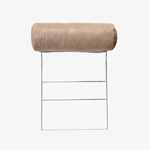 丹麥Tolv Weekend北歐假日移動式頭靠枕(皮革、奶茶色)