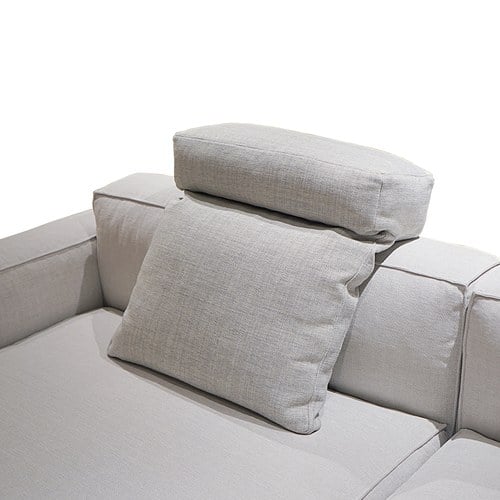 丹麥Tolv Baker積木移動式頭靠枕(混麻灰)