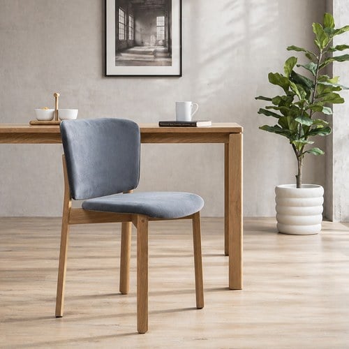 丹麥Tolv Pinta寬厚椅背單椅 (瀝青色貓抓布)