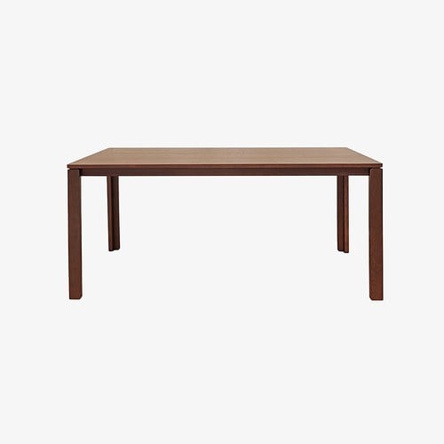 丹麥Tolv Simple全實心橡木餐桌 (深橡木色)