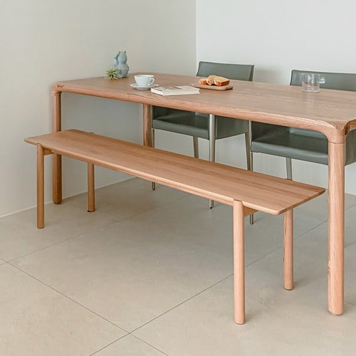 丹麥Tolv Folk北歐森林長凳 (純橡木)