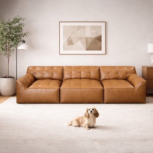 丹麥Tolv Muse繆思沙發 (焦糖皮革)