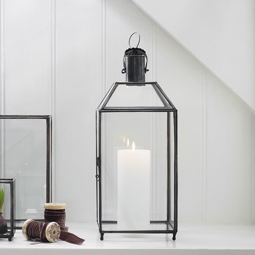 丹麥Tine K Home 金屬框房形玻璃展示架M (可戶外)