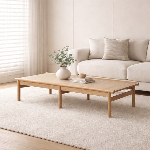 丹麥 Tolv Neuf諾沐實木茶几