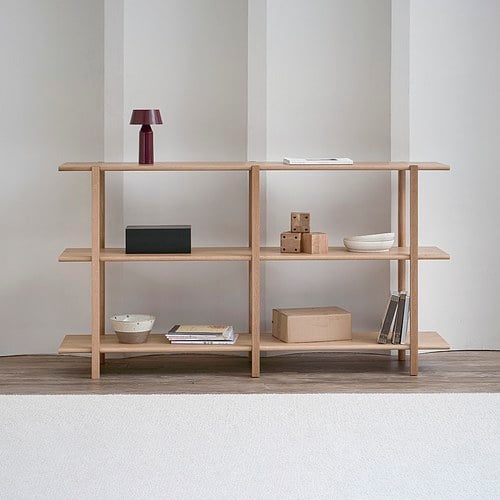 丹麥 Tolv Farnsworth簡約平面層架(橡木)