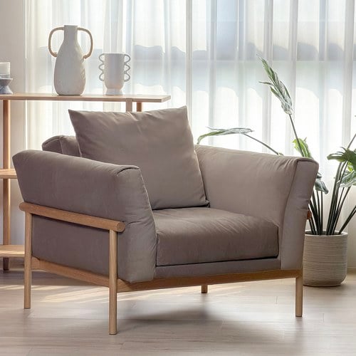 丹麥Tolv Timm提姆單人沙發(土棕貓抓布)