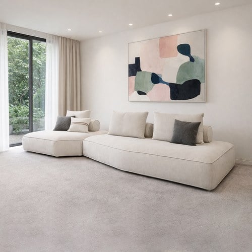 丹麥 Tolv Causeway肯威布面沙發 (象牙白)