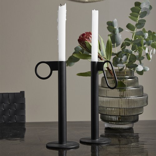 丹麥Nordal 圓框工業風支架燭台