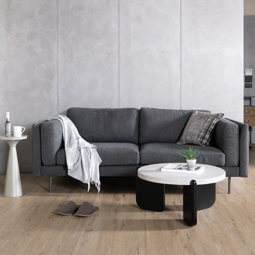 波蘭 Sits Sigge派皮酥塔三人沙發 (深灰)
