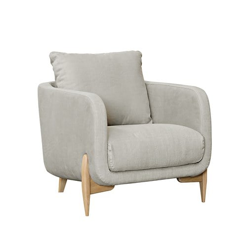 波蘭Sits Jenny棉花糖單人沙發(淺灰褐)