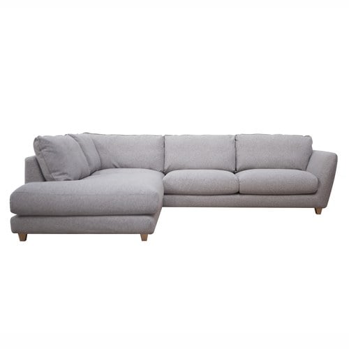 波蘭Sits Viktoria沉浸於美好暖陽左向L型沙發 (灰米、寬302公分)