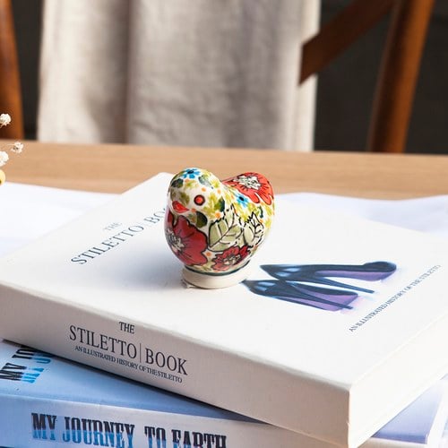 波蘭 Zaklady 紅花園小雞陶瓷擺飾