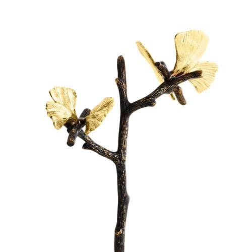 美國Michael Aram 銀杏蝴蝶翅膀椒鹽罐