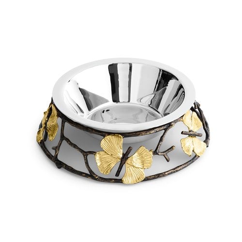 美國Michael Aram 銀杏蝴蝶翅膀寵物碗