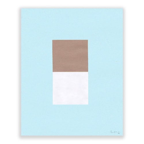 美國TwoPalms 峽谷流水方塊圖紋掛畫 (帆布、64公分)