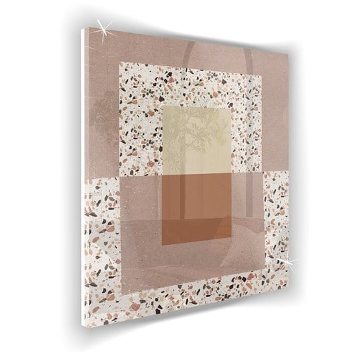 美國TwoPalms 峽谷砂石多格圖紋掛畫 (帆布、64公分)