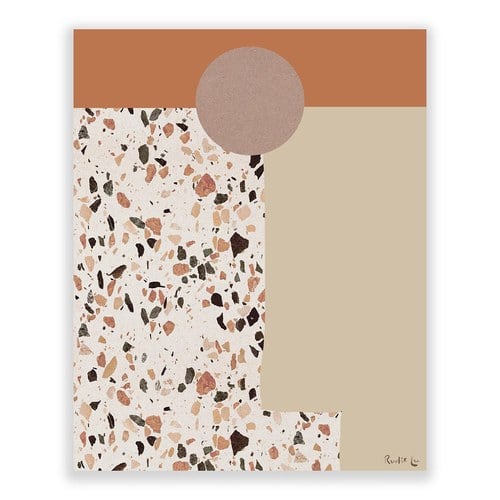 美國TwoPalms 峽谷砂石落日掛畫 (64公分)