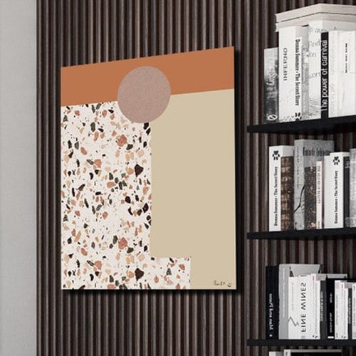 美國TwoPalms 峽谷砂石落日掛畫 (64公分)