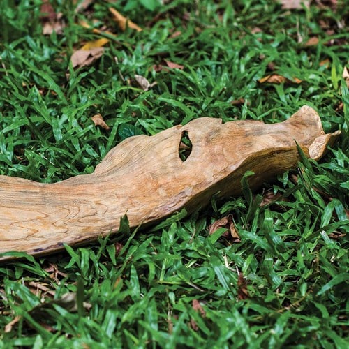 美國 Uttermost 手工純柚木葉盤擺飾