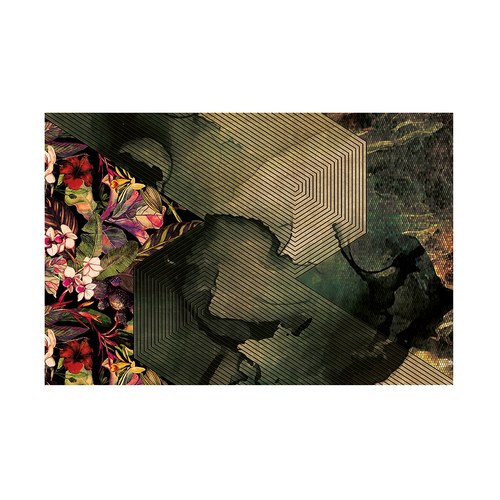 印克Inkiostro Bianco 藝術家訂製地毯 (石墨焰花)