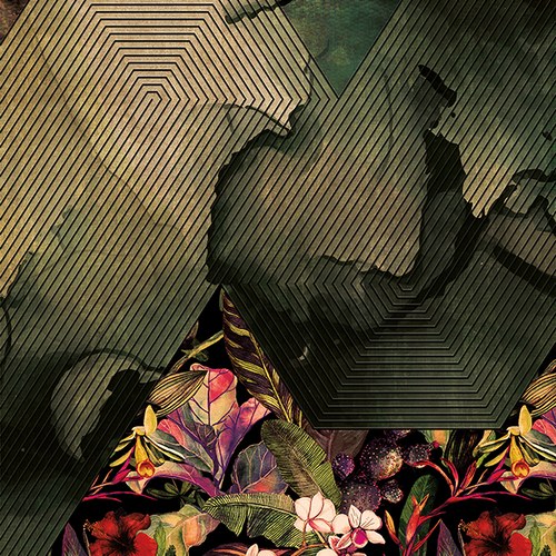 印克Inkiostro Bianco 藝術家訂製地毯 (石墨焰花)