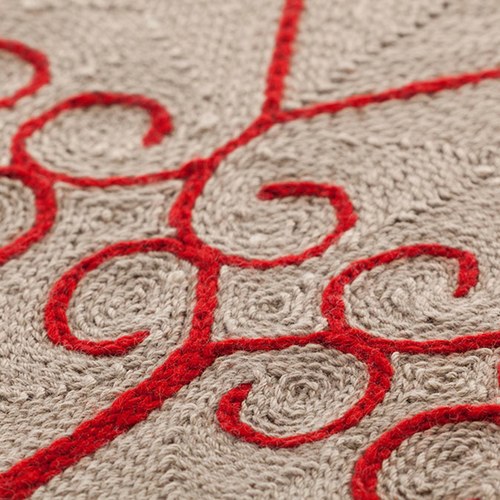 西班牙GanRugs 古典編織楔型地毯 (紅)