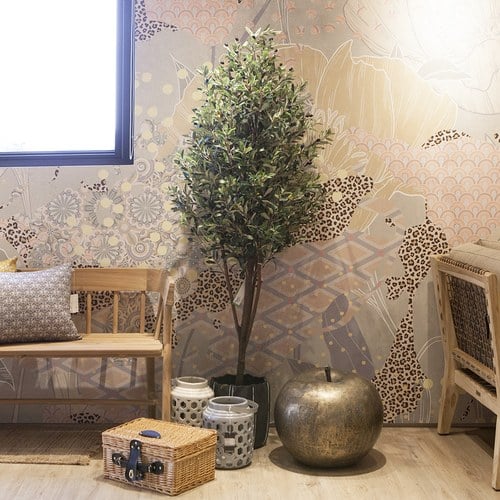 荷蘭Emerald人造植栽 橄欖樹 (黑色膠盆、高170公分)