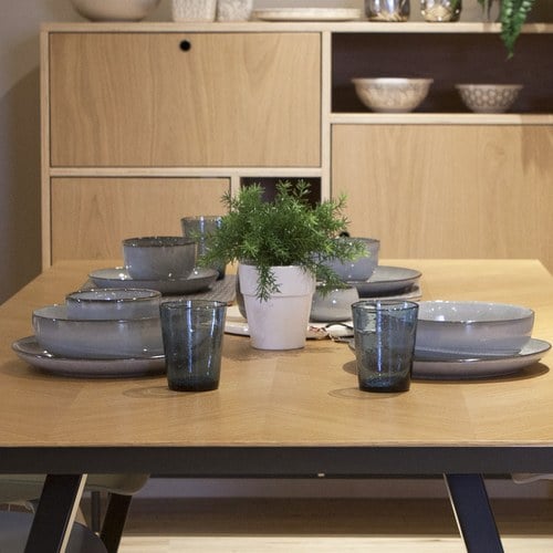 荷蘭Emerald人造植栽 蘆筍葉灌木 (白盆)