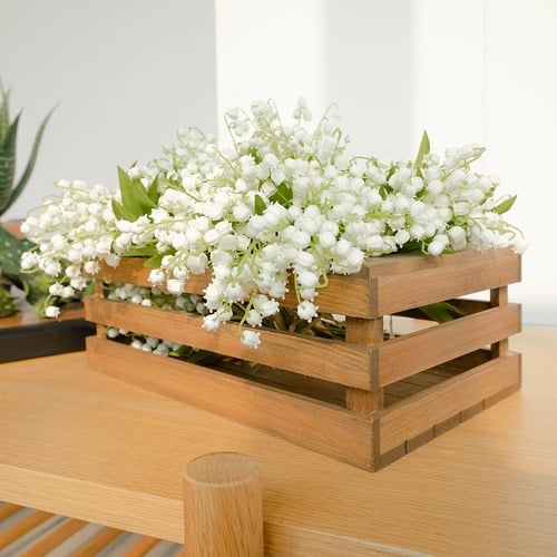 荷蘭Emerald人造植物 白色風鈴草