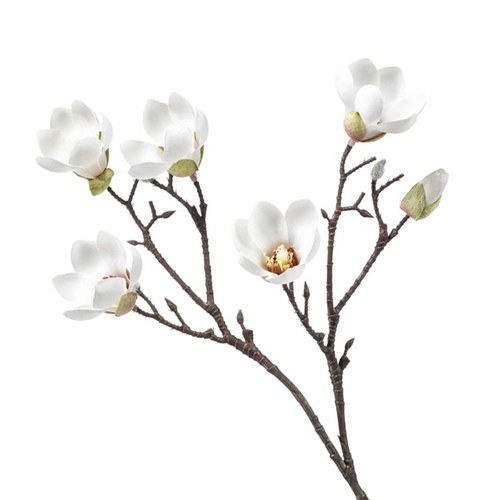 荷蘭Emerald人造花藝 迷你玉蘭花-奶油色 (65cm)
