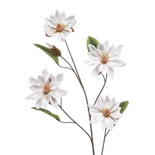 荷蘭Emerald人造花藝 玉蘭花-白色 (102cm)