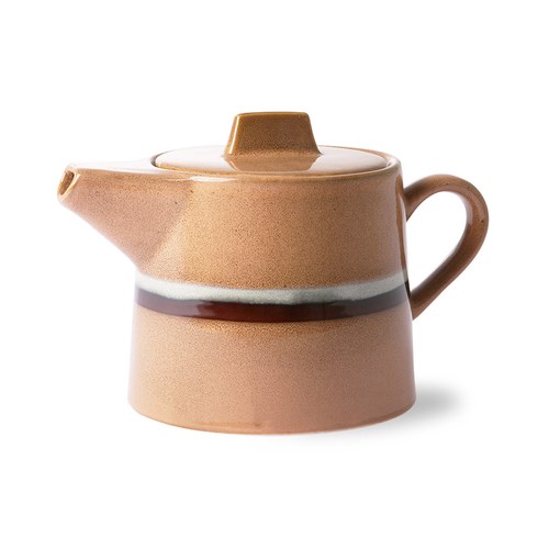 荷蘭 HkLiving 70年代寫意復古茶壺 (棕)