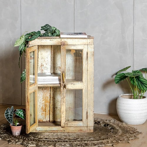 荷蘭RawMaterials 奶油糖霜雙門展示櫃 (高99公分)