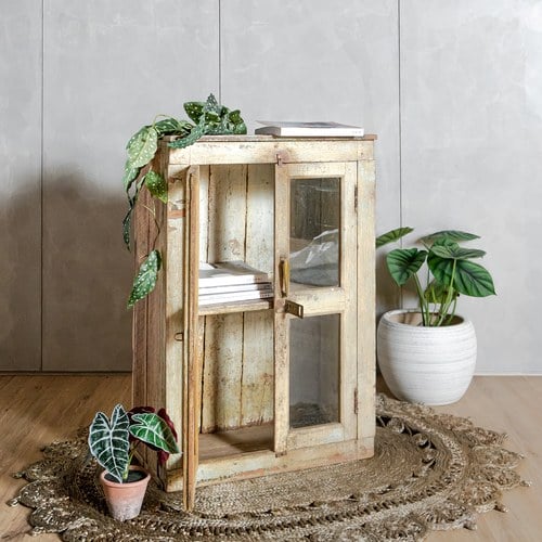 荷蘭RawMaterials 奶油糖霜雙門展示櫃 (高99公分)