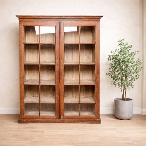 荷蘭RawMaterials 歐式復古柚木收藏櫃 (高200公分)