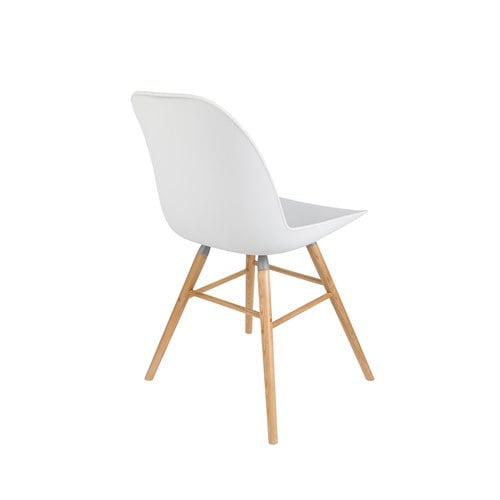 荷蘭Zuiver艾伯特簡約弧形單椅(白)