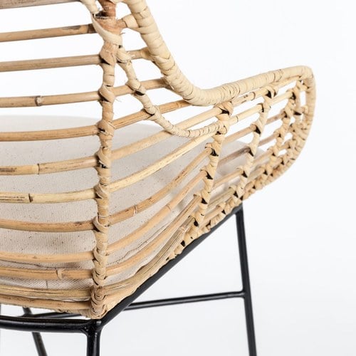 荷蘭Zuiver 天然藤編休閒扶手椅