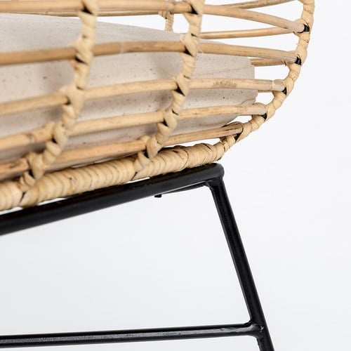 荷蘭Zuiver 天然藤編休閒扶手椅