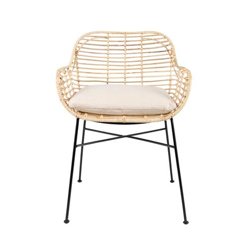 荷蘭Zuiver 天然藤編休閒扶手椅