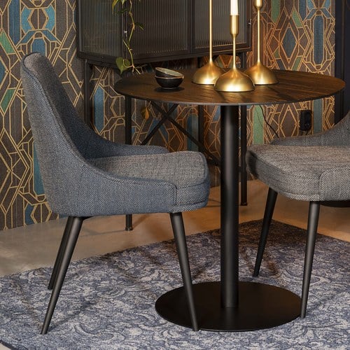 荷蘭Zuiver 紳士爵色布面單椅 (深灰)