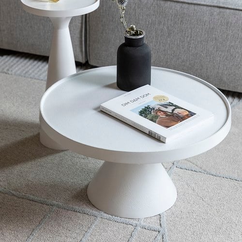 荷蘭Zuiver Floss時髦沙龍咖啡桌 (白)