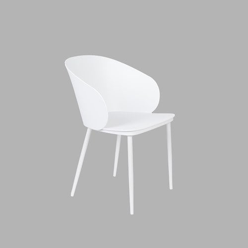 荷蘭Zuiver Gigi魂厚魅力靠背單椅 (白)