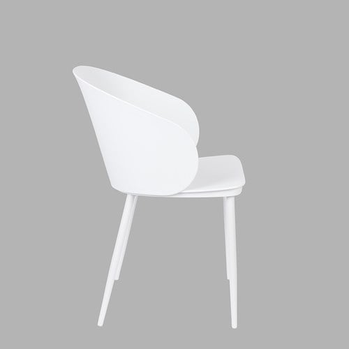 荷蘭Zuiver Gigi魂厚魅力靠背單椅 (白)