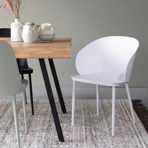 荷蘭Zuiver Gigi魂厚魅力靠背單椅 (白)