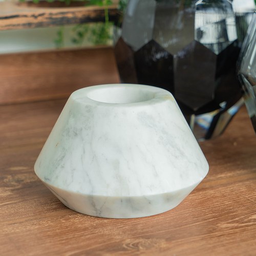 泰國DesignersField 白色大理石燭台
